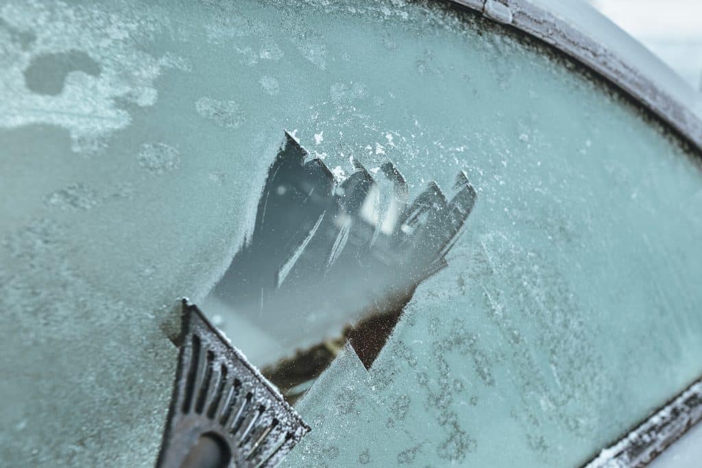 Invicta Couriers pre-shift winter vehicle checks.