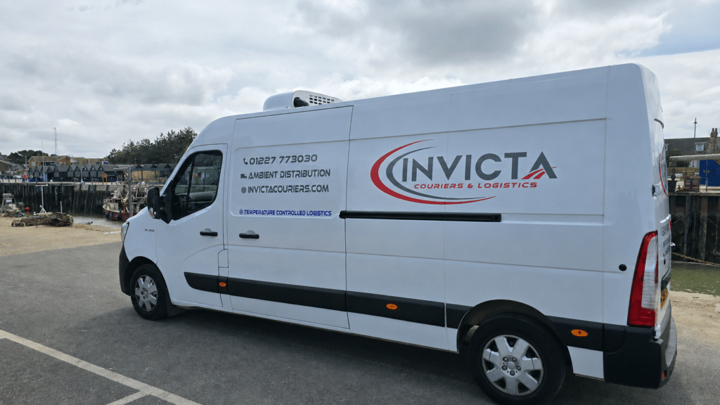 Invicta Couriers temperature-controlled courier vehicle in Kent