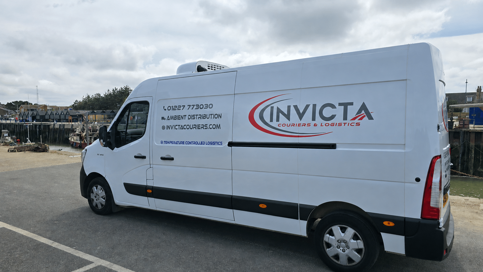 Invicta Couriers temperature-controlled courier vehicle in Kent