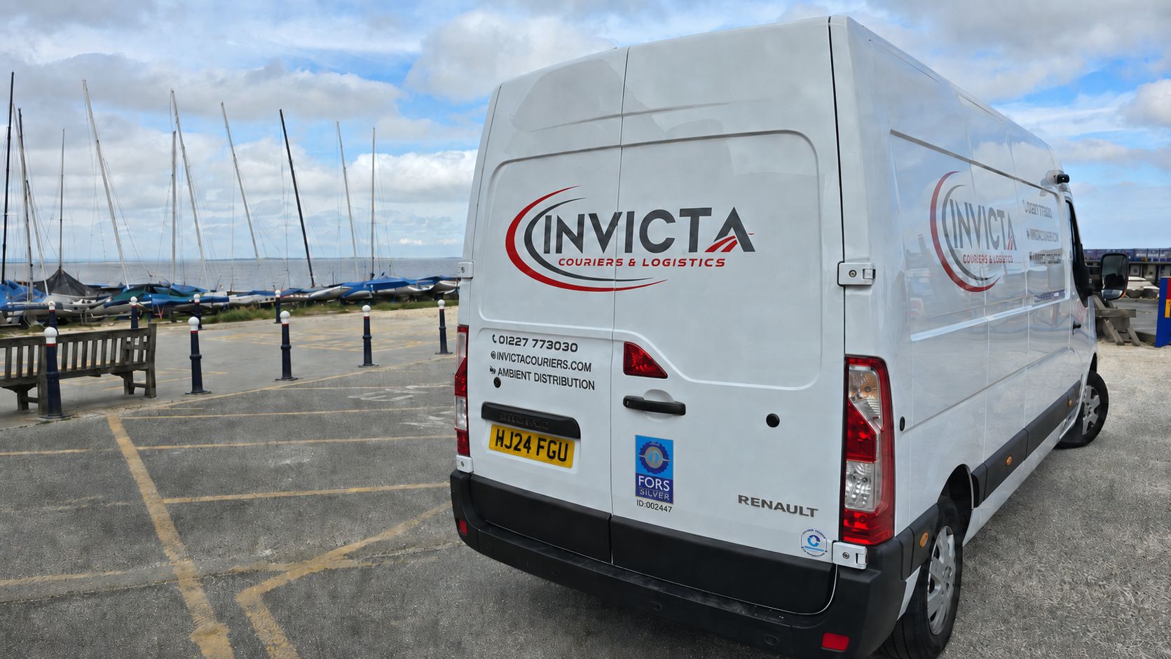 FORS Silver courier vehicle for site-compliant deliveries